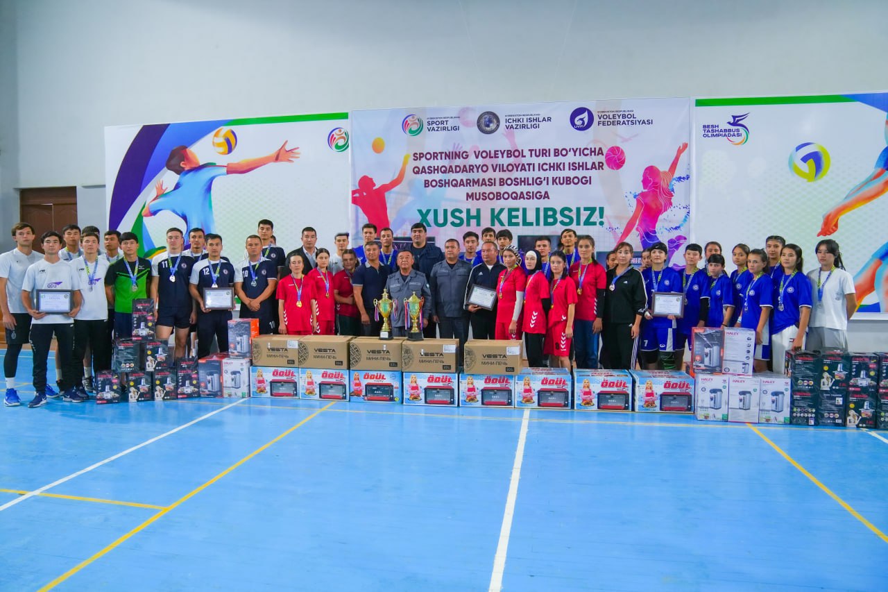 A volleyball tournament for the "Regional Police Chief's Cup" was held in Kashkadarya.