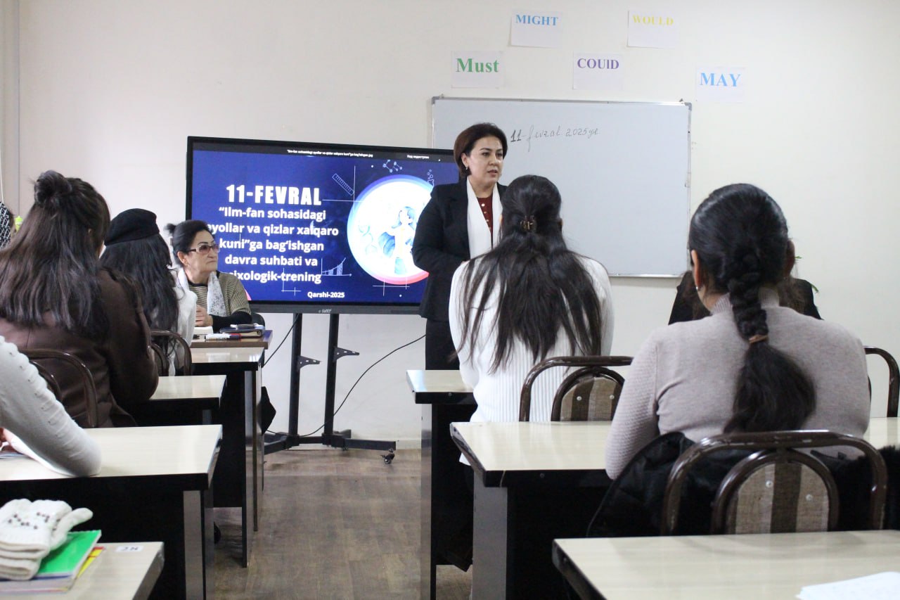 A psychological training dedicated to the International Day of Women and Girls in Science was held.