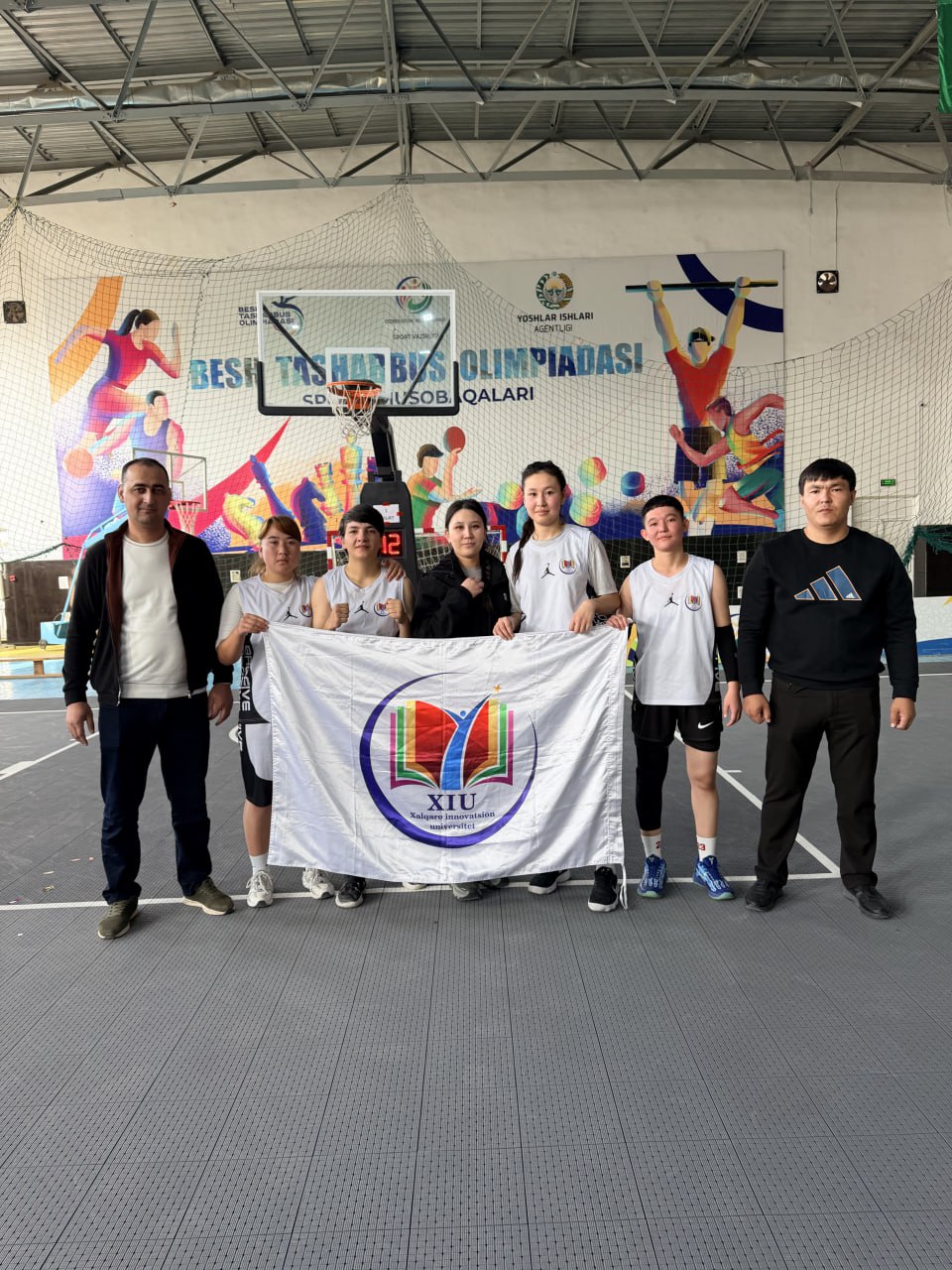 "Streetball" among girls held as part of the "Five Initiatives Olympics"