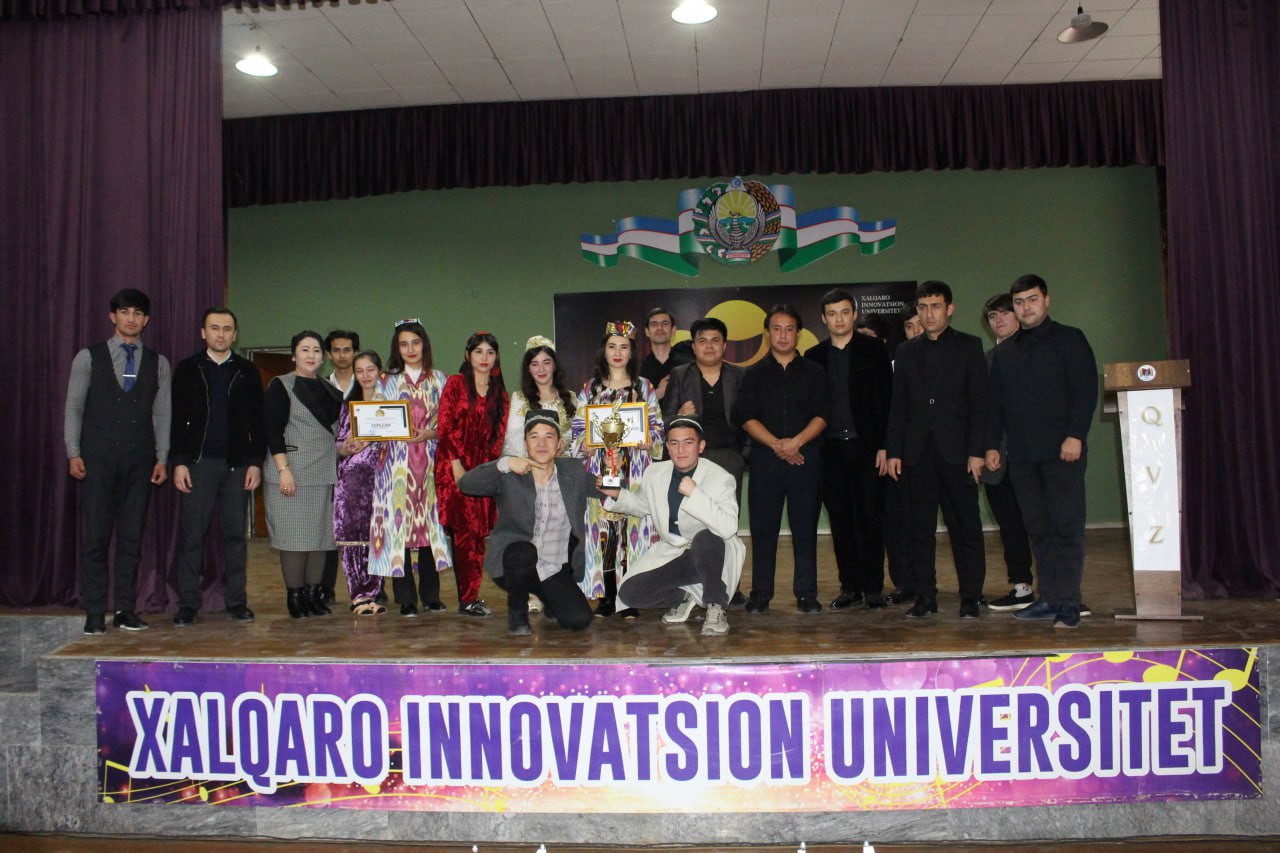 The university stage competition between faculties of the "Cheerful and Clever" contest was held.