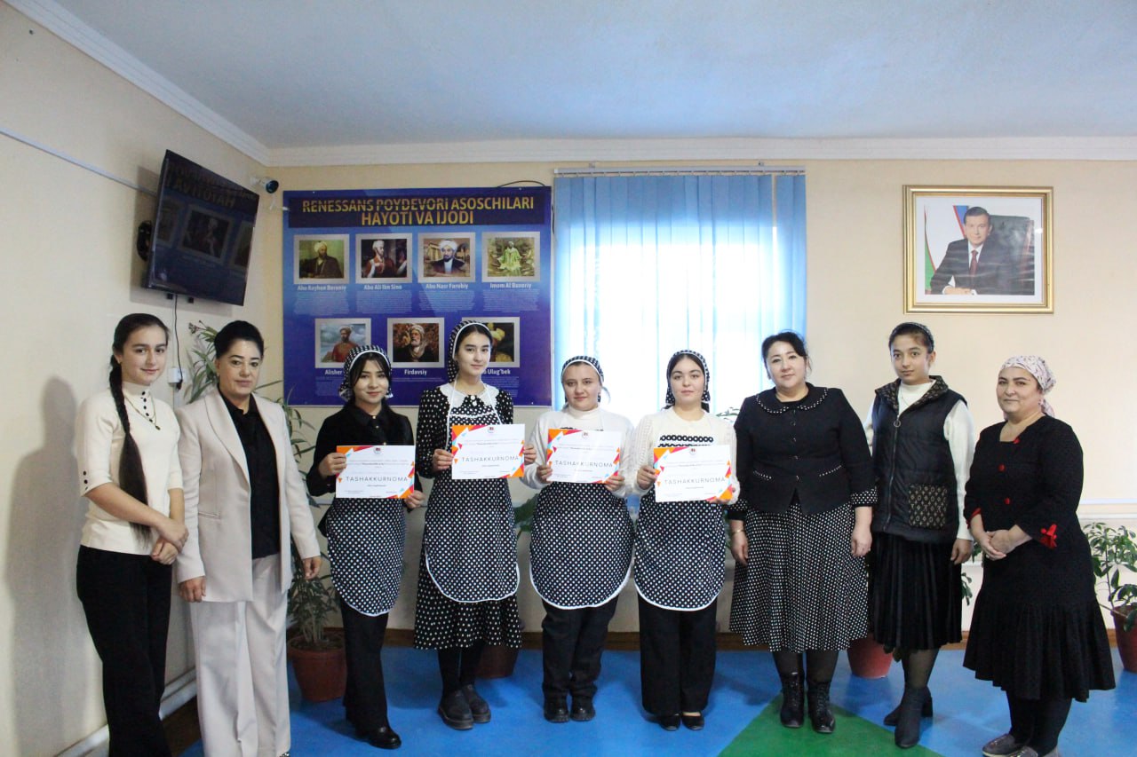 N. Kurbanova, Rector's Advisor on Women's Affairs, at the "Student Dormitory"...