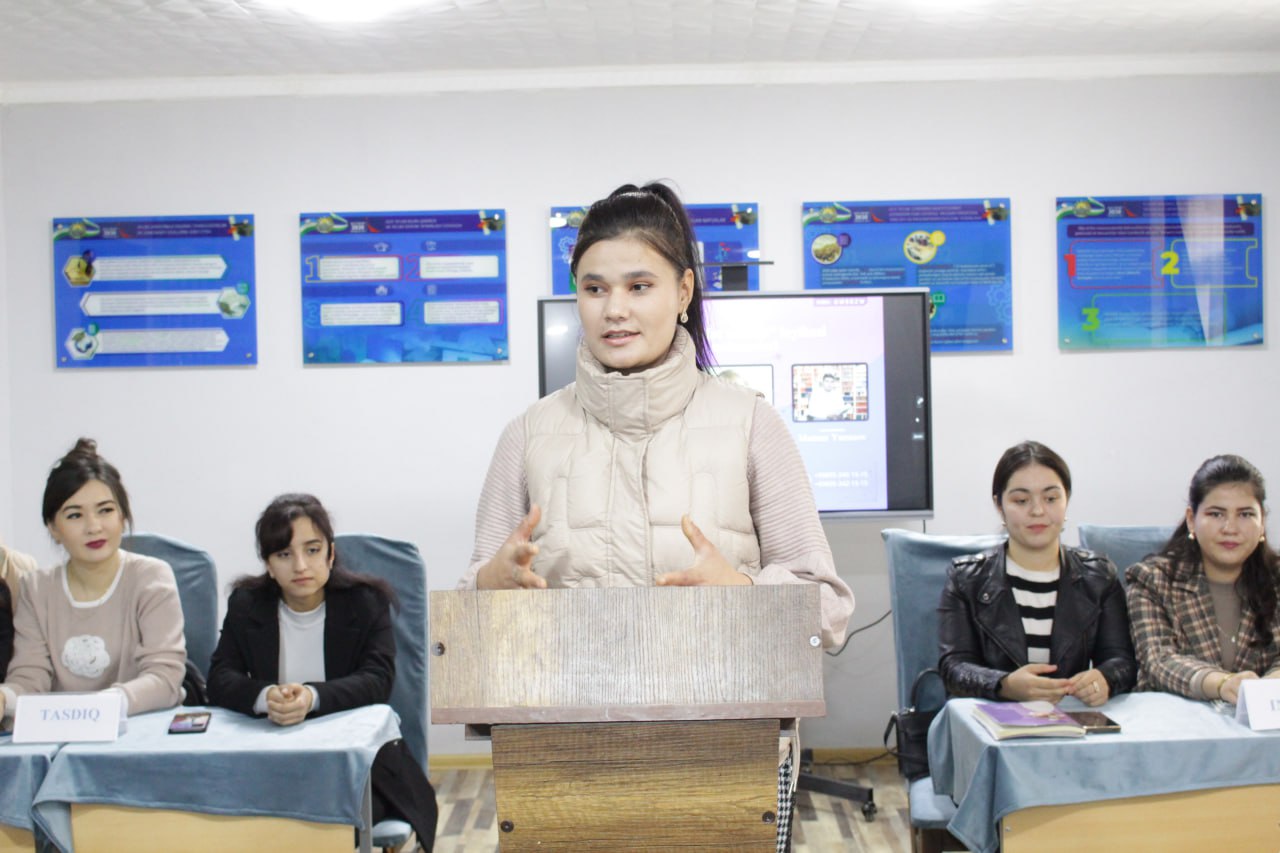 "Sharing Enlightenment" project by D.Norsubkhonova, "Coordinator of Female Students" of the International Innovative University