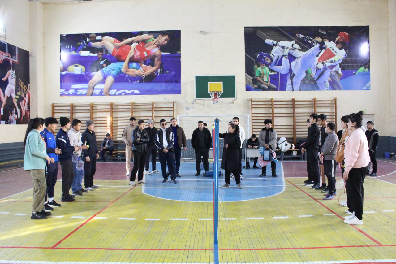 The regional stage of the Universiade sports competitions in "Badminton" among students of higher education institutions is being held.