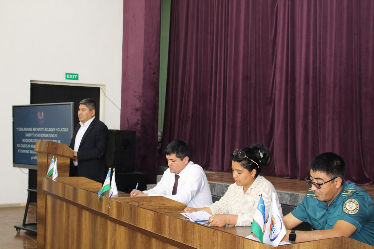 Xavfsiz hudud — xavfsiz talaba!