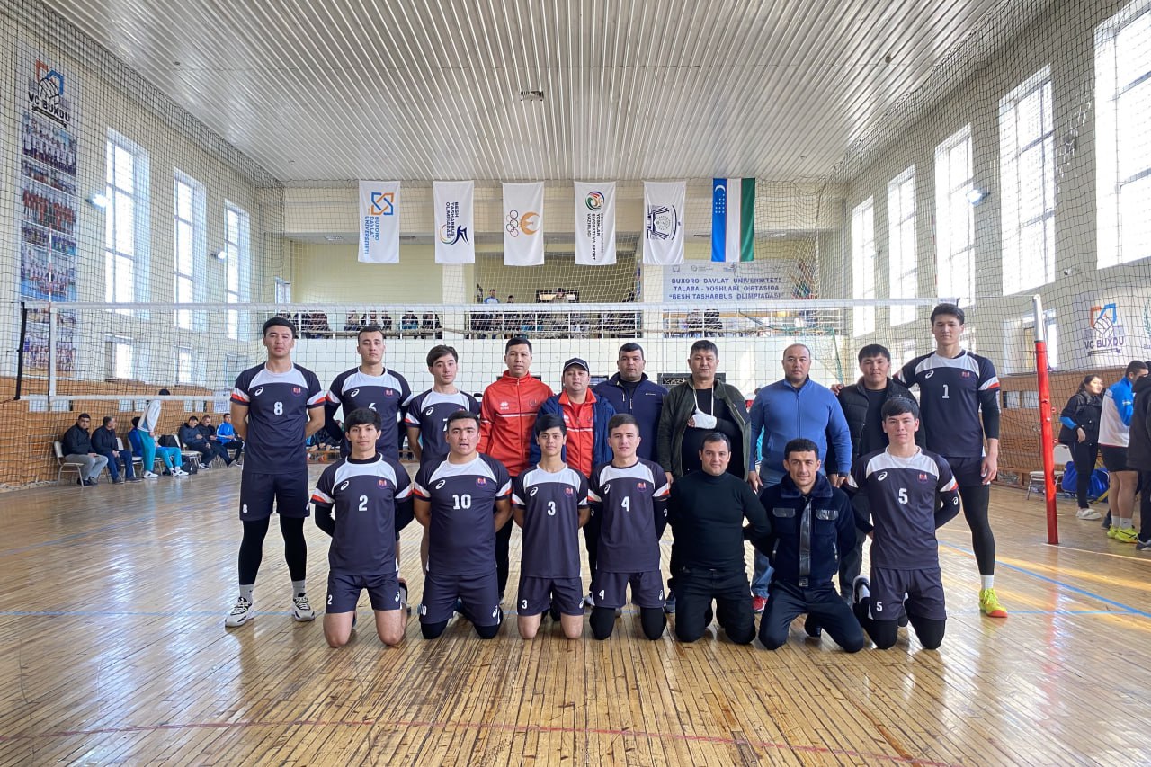 The republican final stage of the Universiade sports competitions in Volleyball is being held in Bukhara.