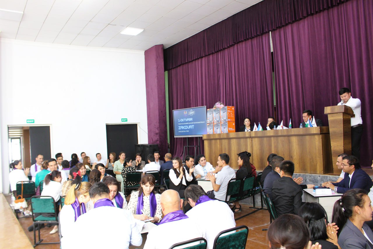 "Ustoz va murabbiylar kuni" munosabati bilan Zakovat intellektual o'yini