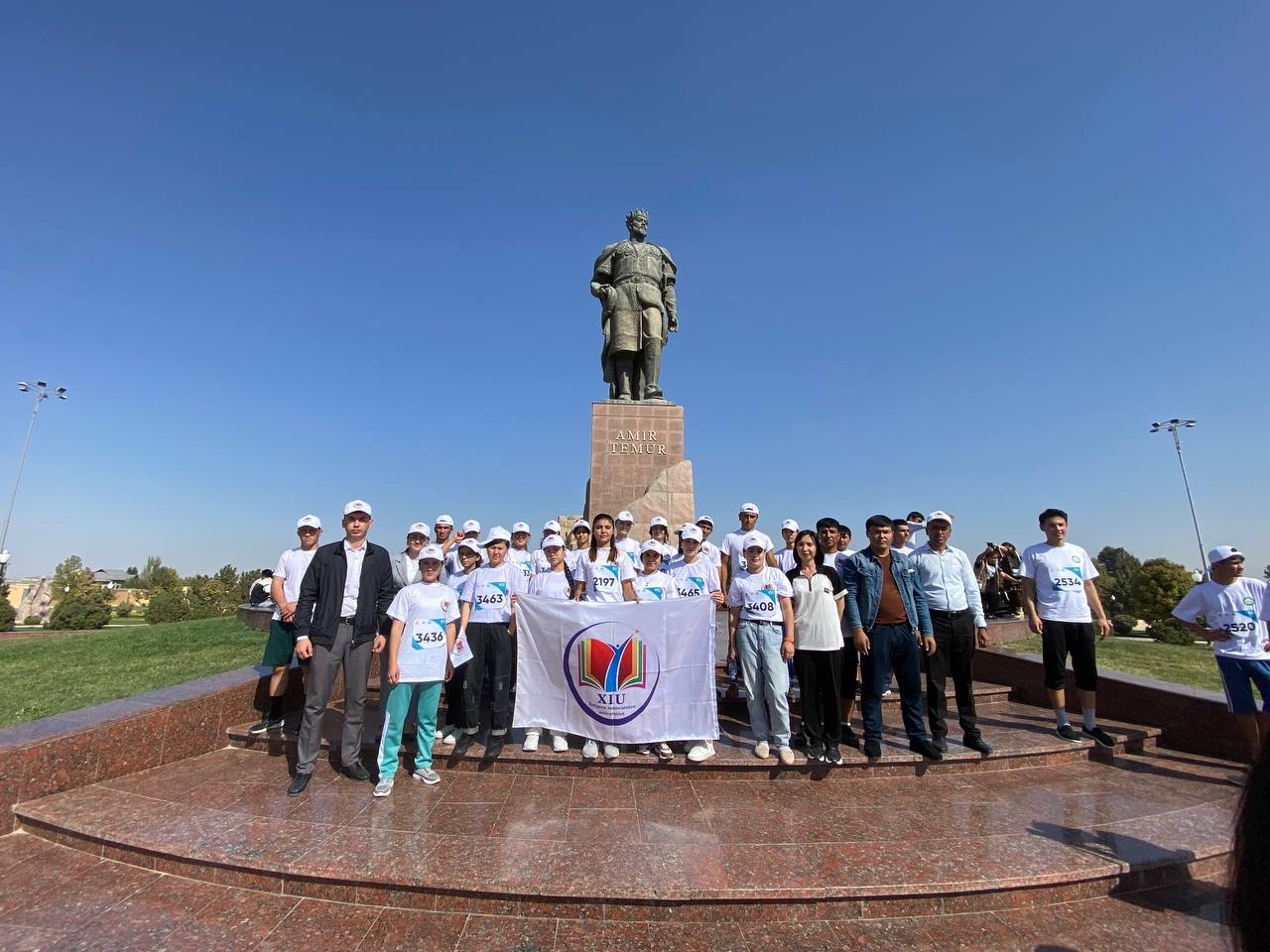 Students of the International Innovation University actively participated in the "Talaba Yug" marathon