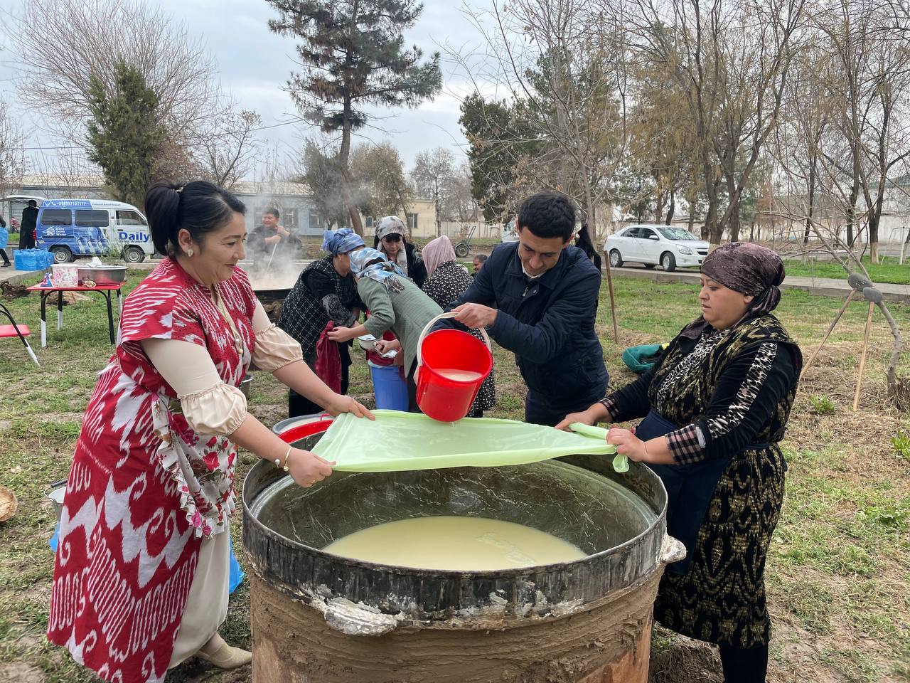 A "sumalak sayli" is taking place at the International Innovation University.