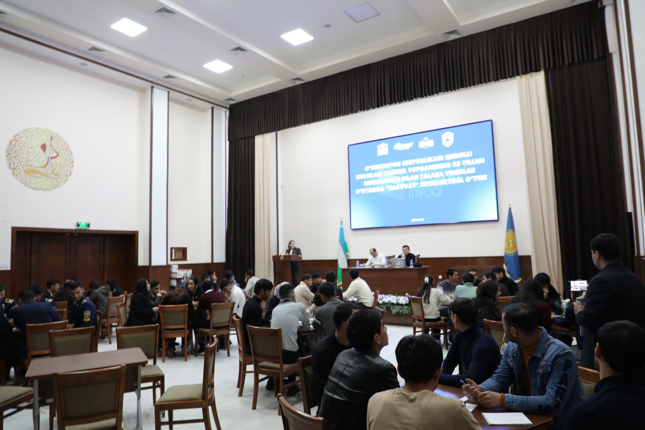 Kashkadarya Regional Council of the Youth Union of Uzbekistan and the "Zakovat" Intellectual Club NGO